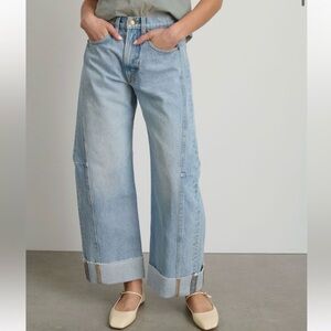 Light Blue Wide-Leg B Sides Jeans